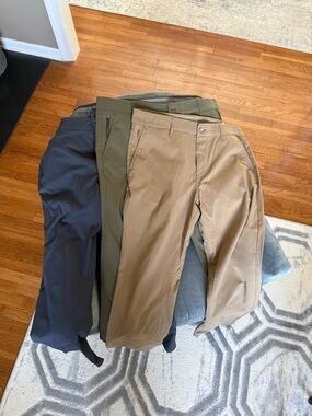 Men's Weatherproof Vintage 38 x 30 Casual Stretch Chino Pants - Tan, Olive, Navy